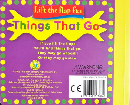 Lift the Flap Fun Things That Go