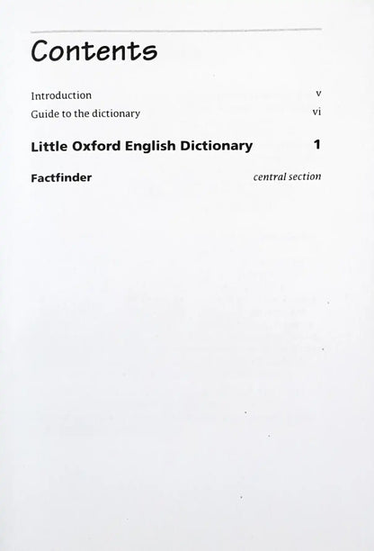 Little Oxford English Dictionary : 9th Indian Edition