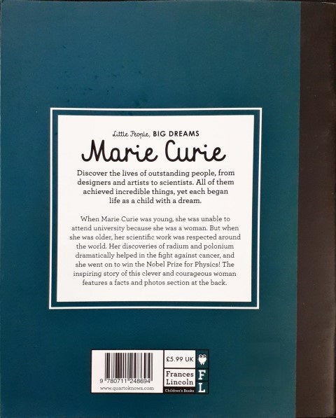 Little People Big Dreams Marie Curie