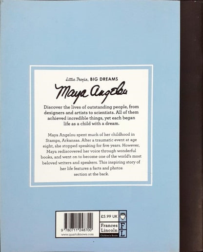 Little People Big Dreams Maya Angelou