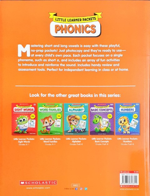 Little Learner Packets: Phonics - 10 Playful Units That Teach Short ...