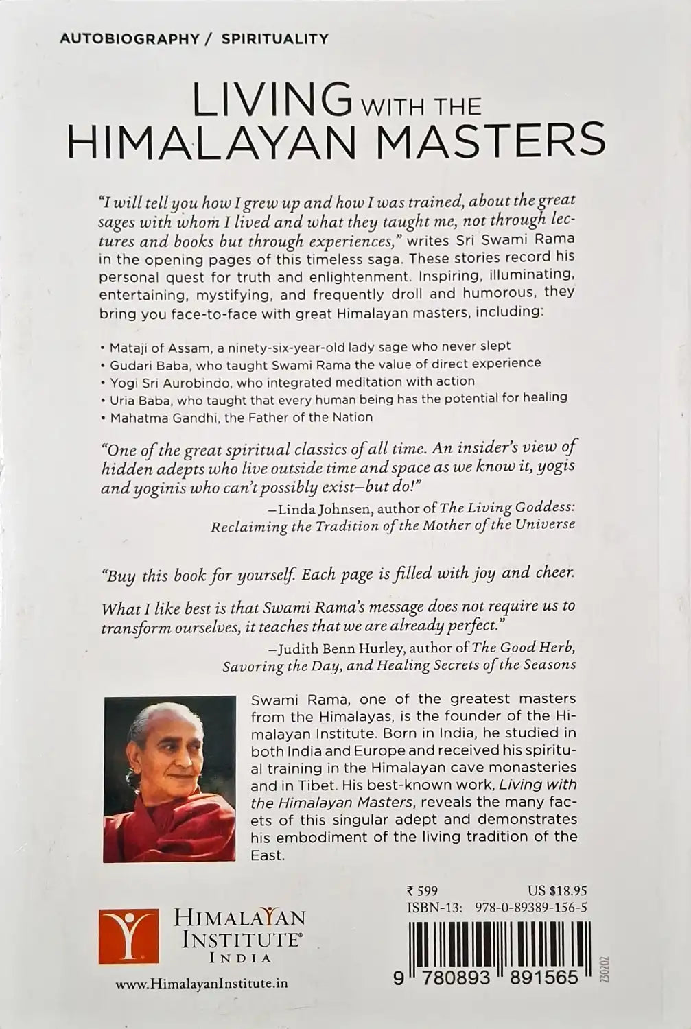 Living With The Himalayan Masters