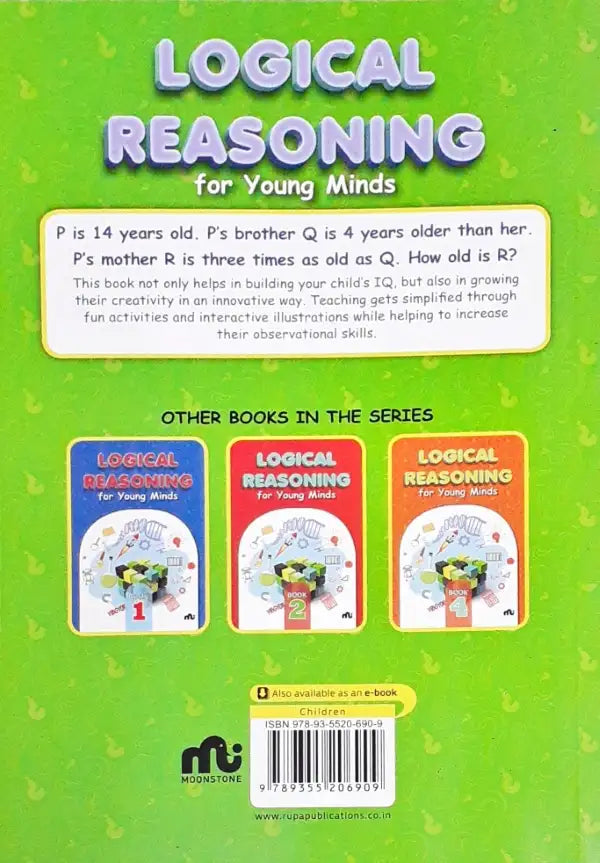 Logical Reasoning for Young Minds Book 3