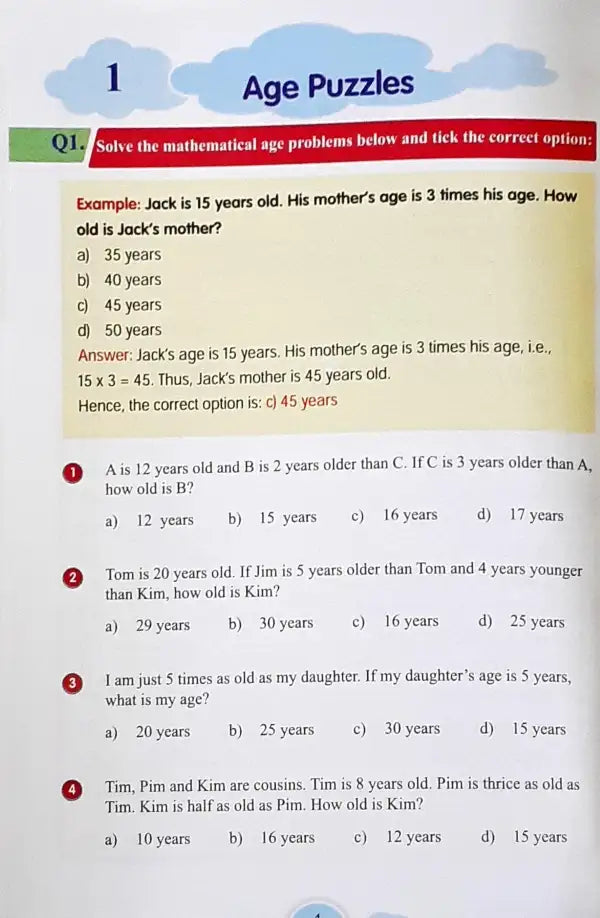 Logical Reasoning for Young Minds Book 3