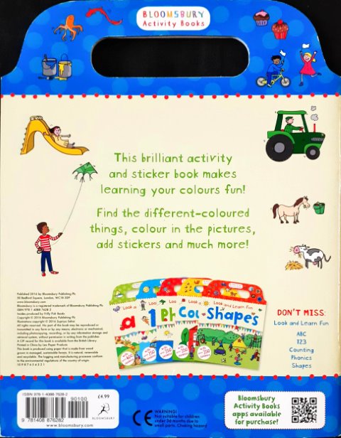 Look and Learn Fun Colours With Over 350 Stickers