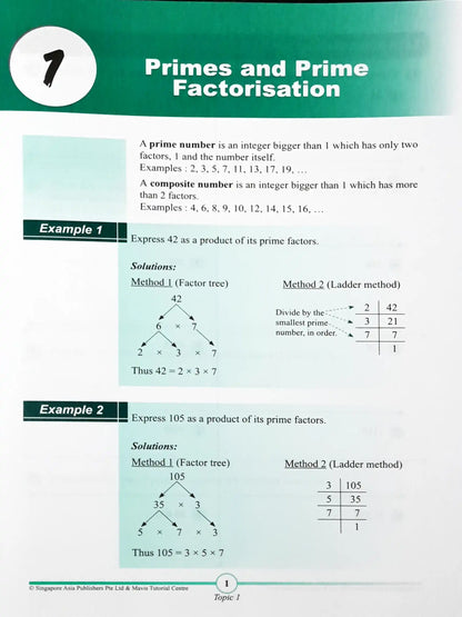 SAP Maths @ Mavis: Lower Secondary Numbers, Fractions & Graphs