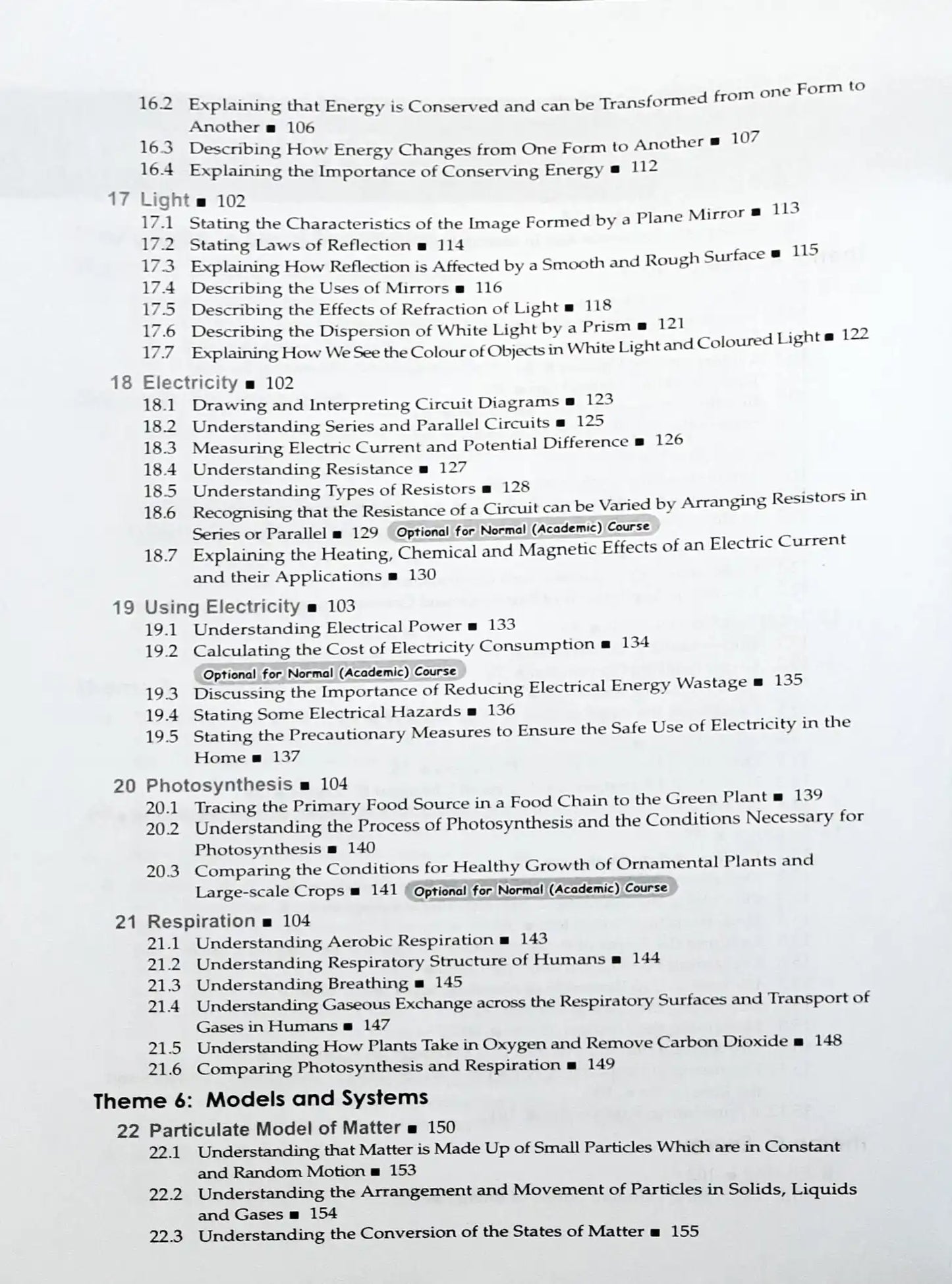 SAP Lower Secondary Science Learning Through Diagrams