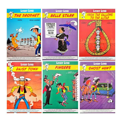 Lucky Luke Comic Collection Set of 12 Books Set 2