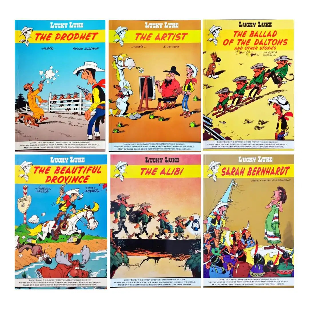 Lucky Luke Comic Collection Set of 24 Books