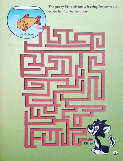 Mazes for Junior Kids (Green Book)
