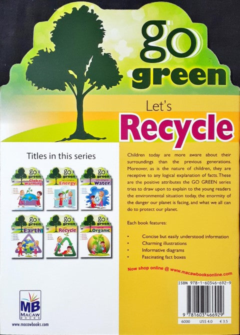 Go Green Let's Recycle – Books and You