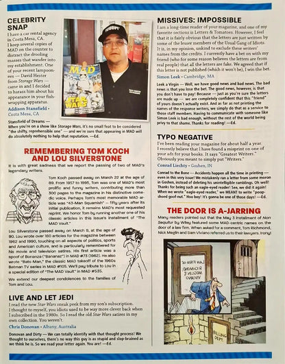 Mad Magazine #534 : August 2015