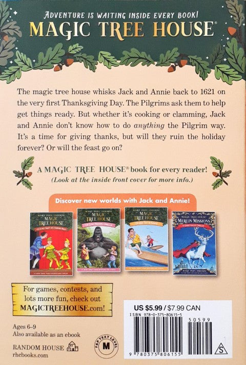 Magic Tree House 27 Thanksgiving on Thursday