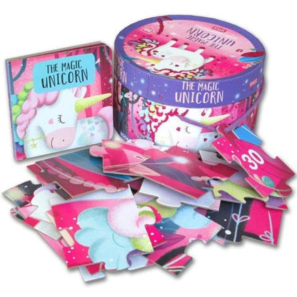 The Magic Unicorn 30 Pieces Giant Puzzle With Board Book