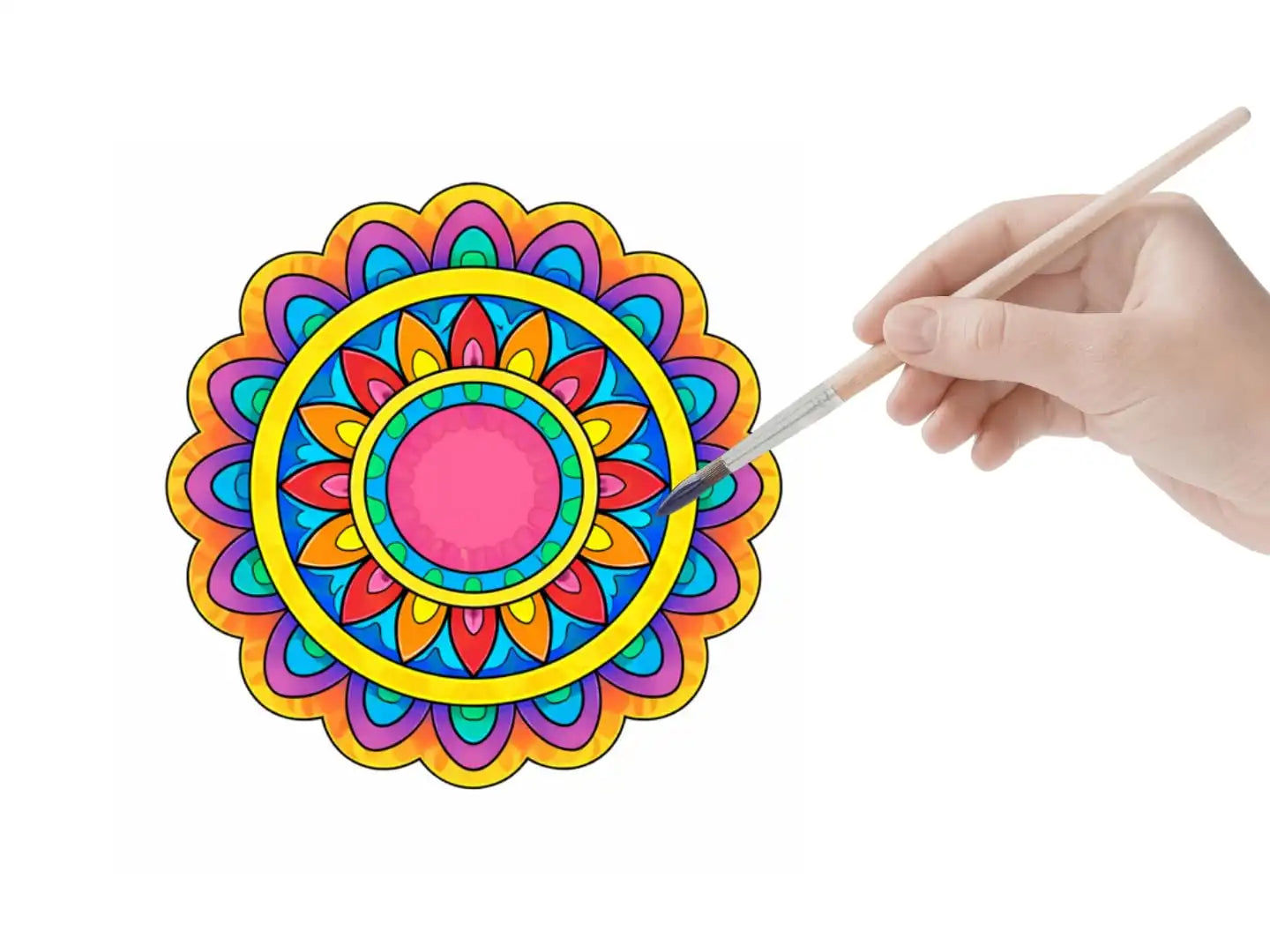 Magical Mandala : A Meditative Colouring Book For Adults