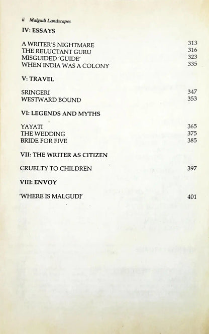 Malgudi Landscapes The Best Of R K Narayan (P)