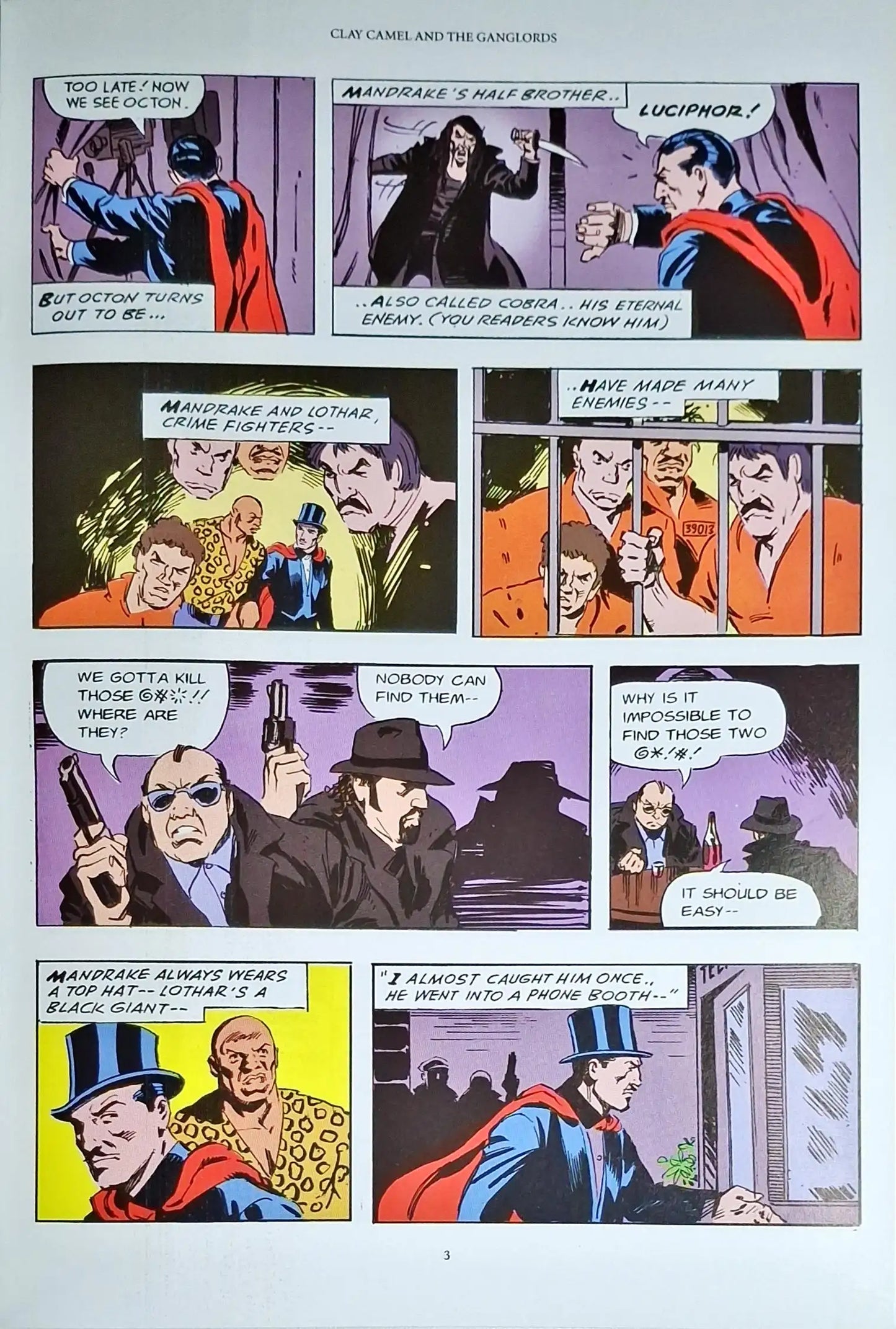 Mandrake the Magician #10 : Clay Camel and the Ganglords