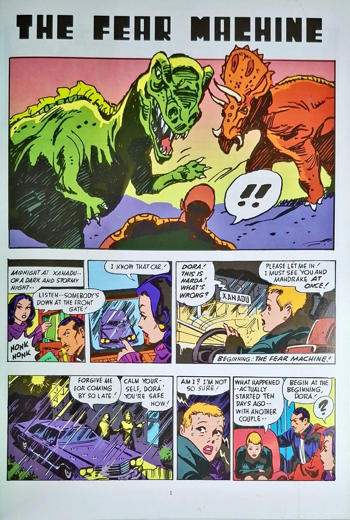 Mandrake the Magician #13 : The Fear Machine