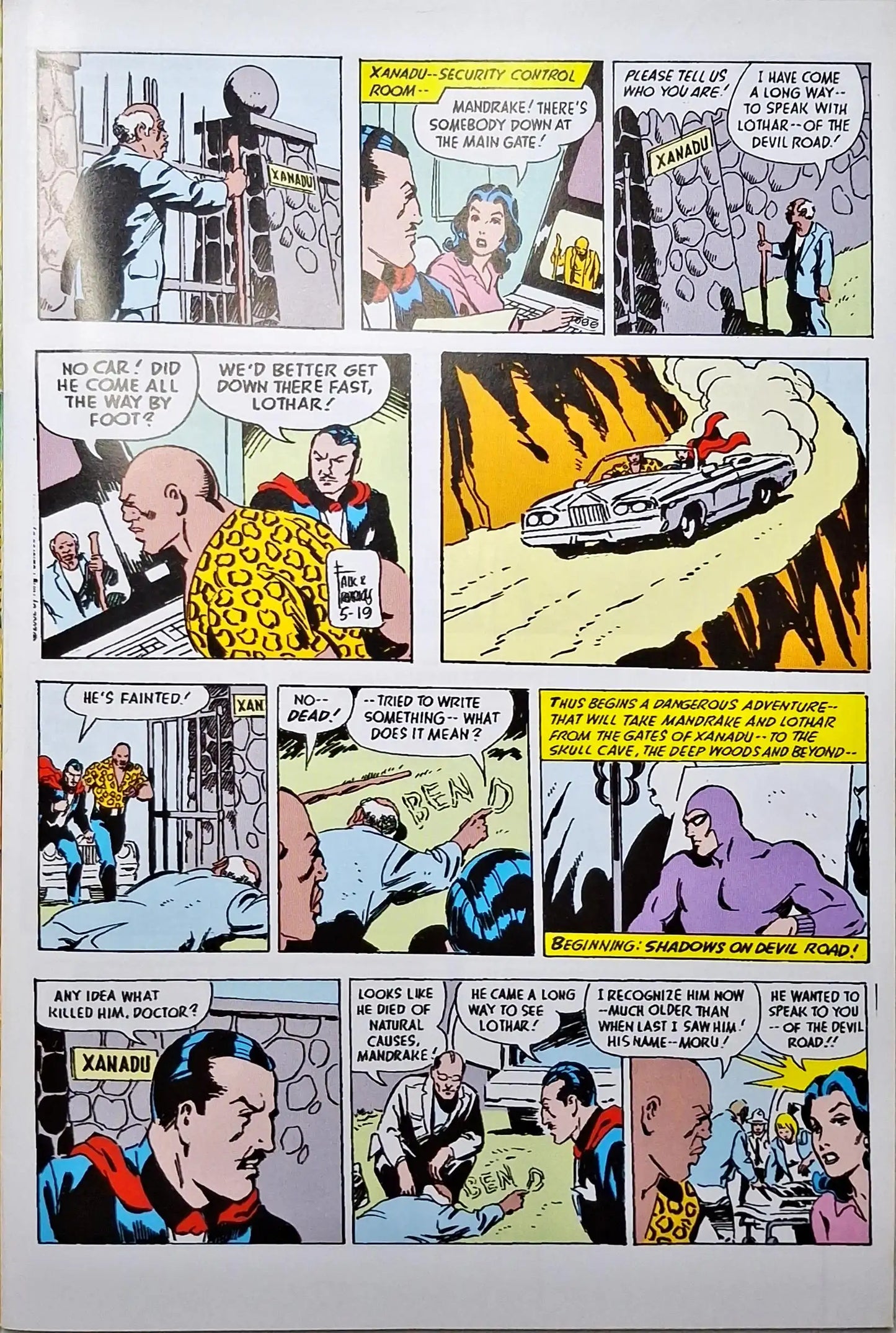 Mandrake the Magician #2 : Shadows on Devil's Road