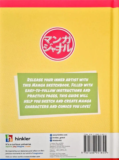 Manga Sketchbook : Pink | Hardcover