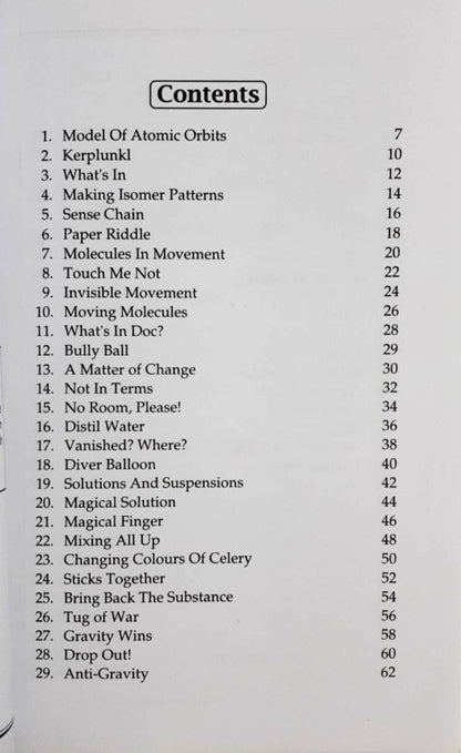 121 Plus 9 Chemistry Experiments - Challenge Your Brain Power