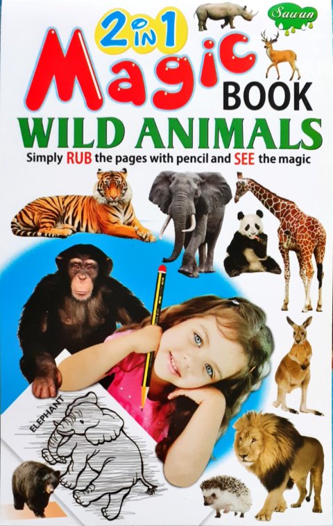 2 in 1 Magic Book Domestic Animals Wild Animals