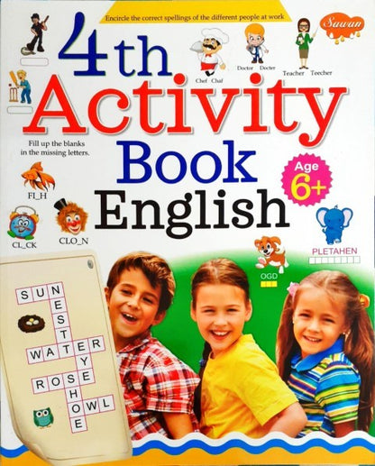 4th Activity Book English (6+)