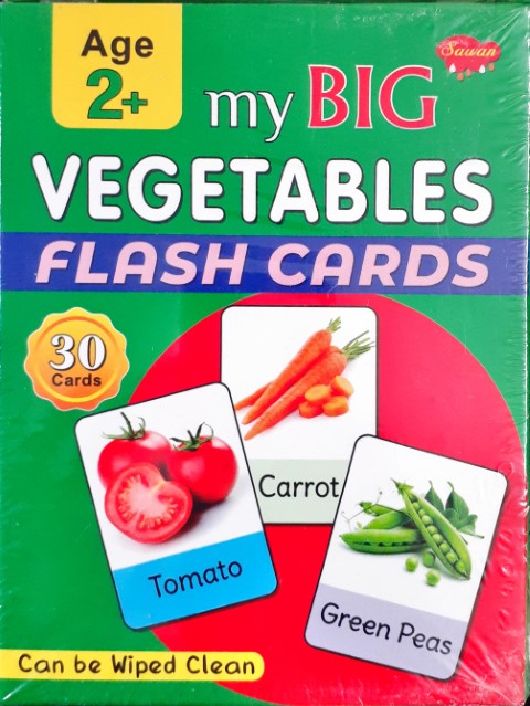My Big Vegetables Flash Cards