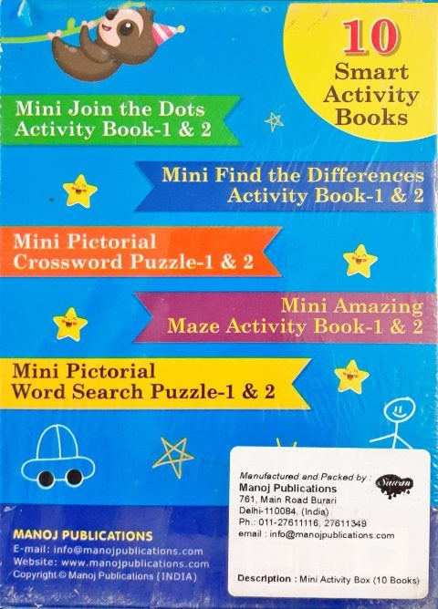 My Blue Mini Activity Box 10 Activity Books