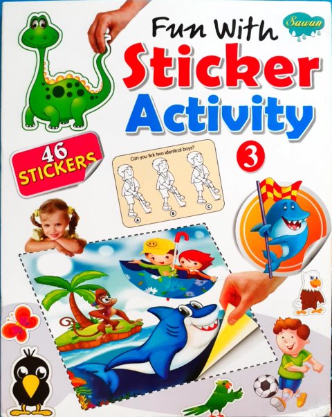 Fun With Sticker Activity 3 46 Stickers – Books and You