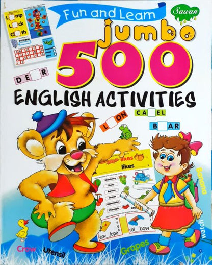 Fun And Learn Jumbo 500 English Activities