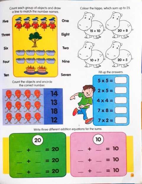 Fun And Learn Jumbo 500 Maths Activities