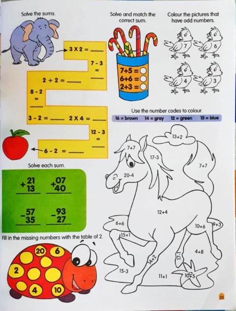 Fun And Learn Jumbo 500 Maths Activities