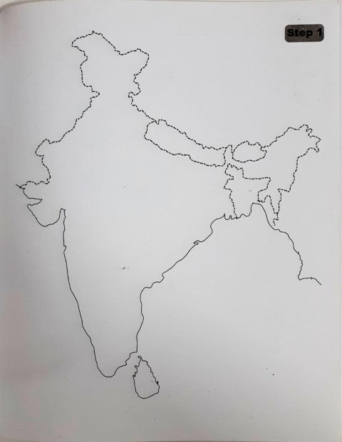 Map Practice Book India Political – Books and You