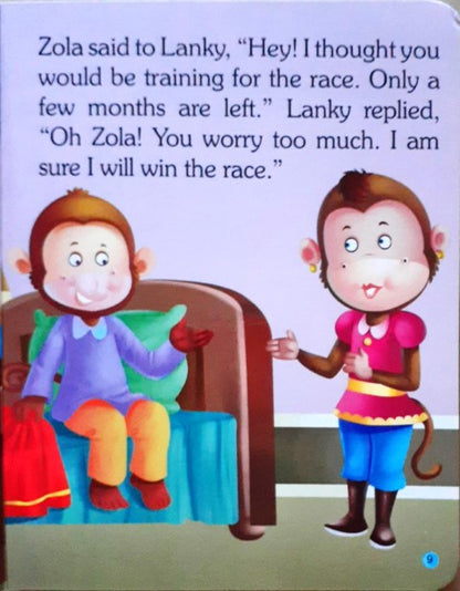 Overconfident Lanky Loses the Race - Kids Board Moral Stories