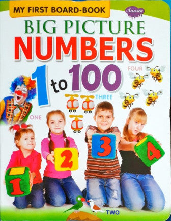 My First Board Book Big Picture Numbers 1 to 100 - Wipe & Clean