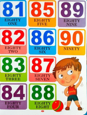 My First Board Book Big Picture Numbers 1 to 100 - Wipe & Clean