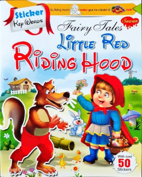 Sticker Key Words Fairy Tales Little Red Riding Hood With Over 50 Stickers