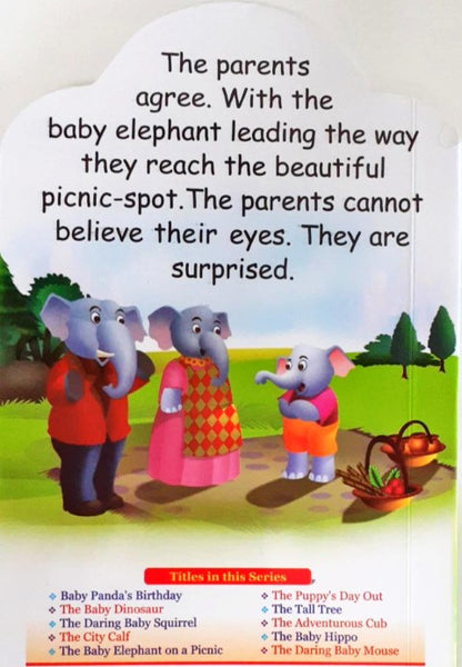 The Baby Elephant on a Picnic - A Baby Animal Story Book