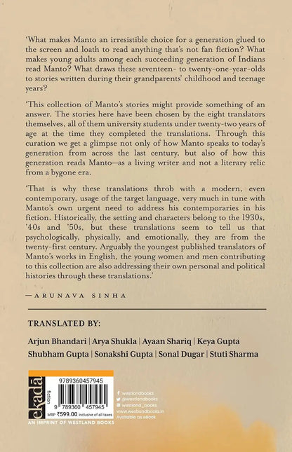 Manto : The Greatest Stories | Hardcover