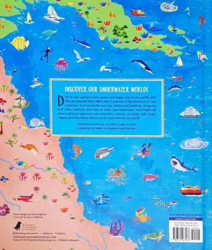 Maps of the World's Oceans: An Illustrated Children's Atlas to the Seas and all the Creatures and Plants that Live There