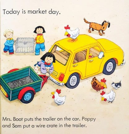 Usborne Farmyard Tales 15 Poppy and Sam Market Day