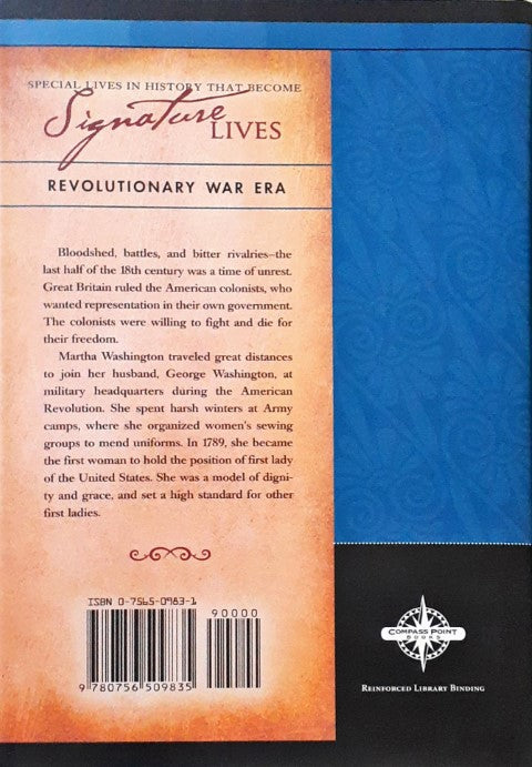 Martha Washington First Lady of the United States Signature Lives