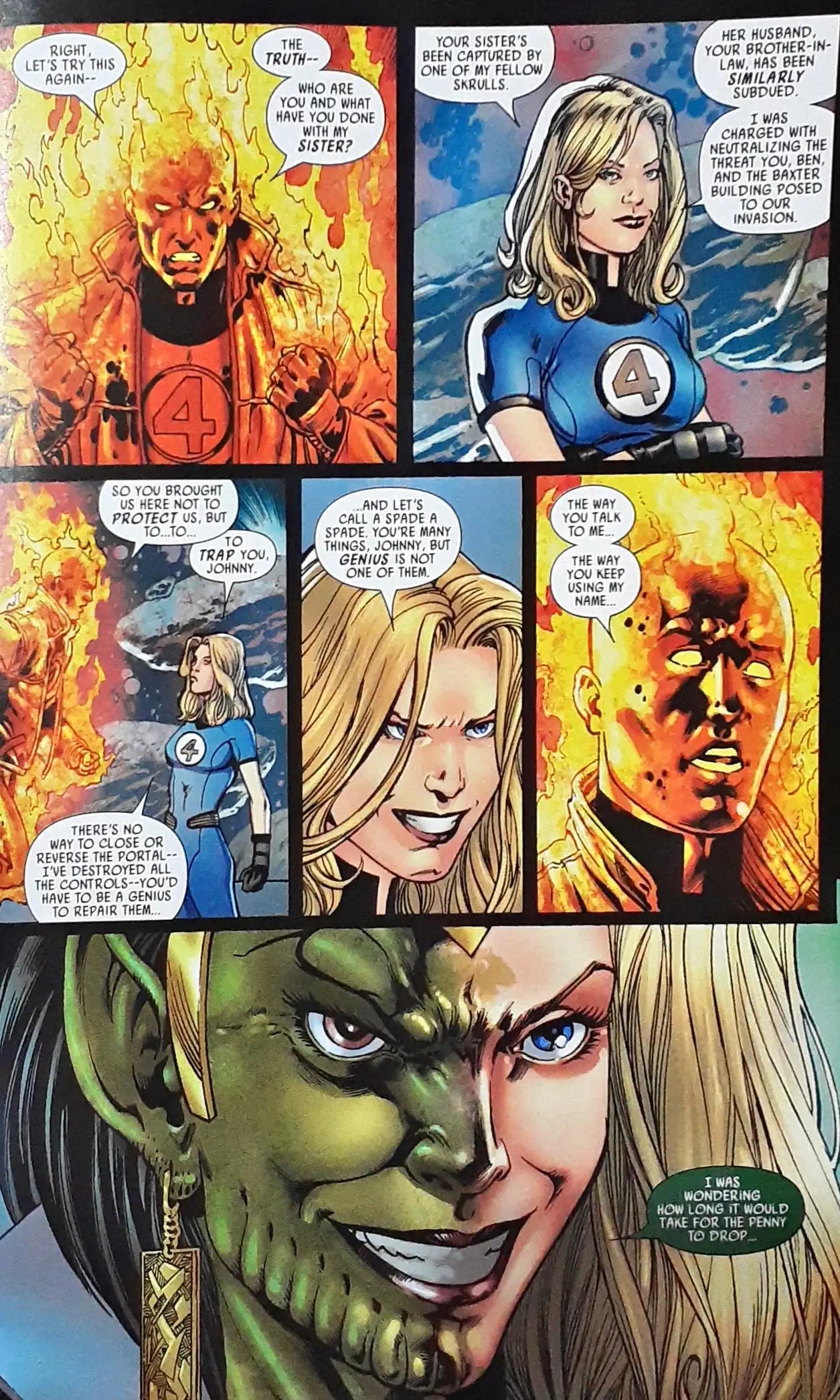 Marvel Comics Secret Invasion: Fantastic Four