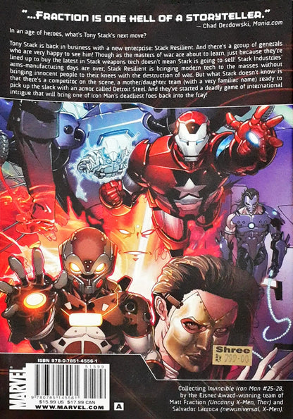 Marvel Comics The Invincible Iron Man Vol. 5 : Stark Resilient Book 1