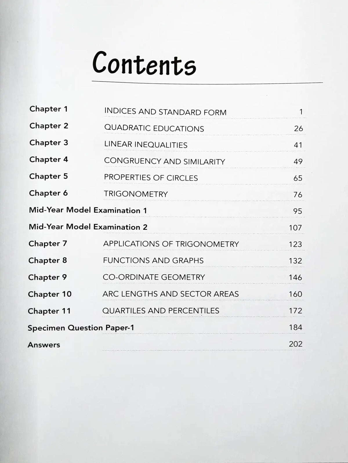 Ani Math Topics Book FBP Mathematics Express/Normal Topic by Topic Secondary 3 – Books and You