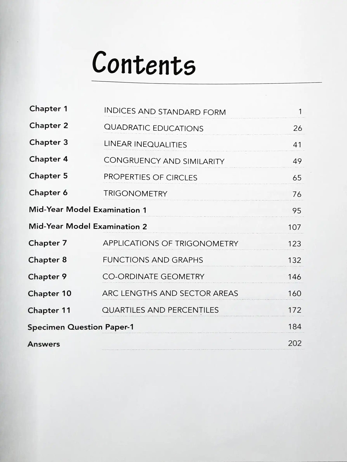 FBP Mathematics Express/Normal Topic by Topic Secondary 3