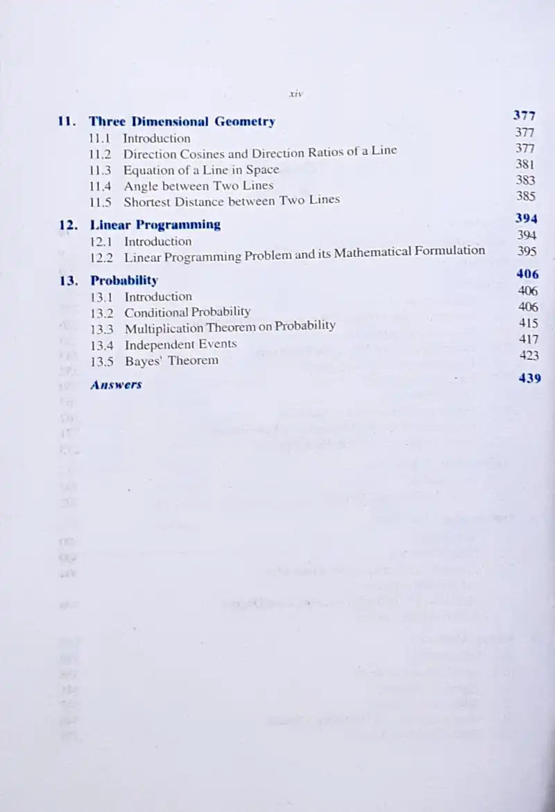 NCERT Mathematics Grade 12 : Textbook Part II