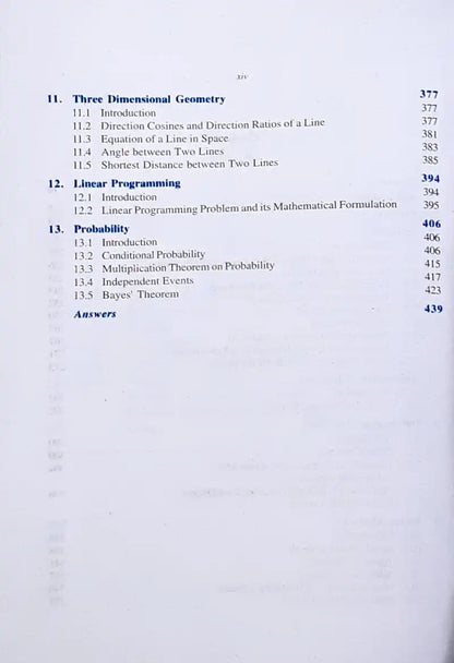 NCERT Mathematics Grade 12 : Textbook Part II