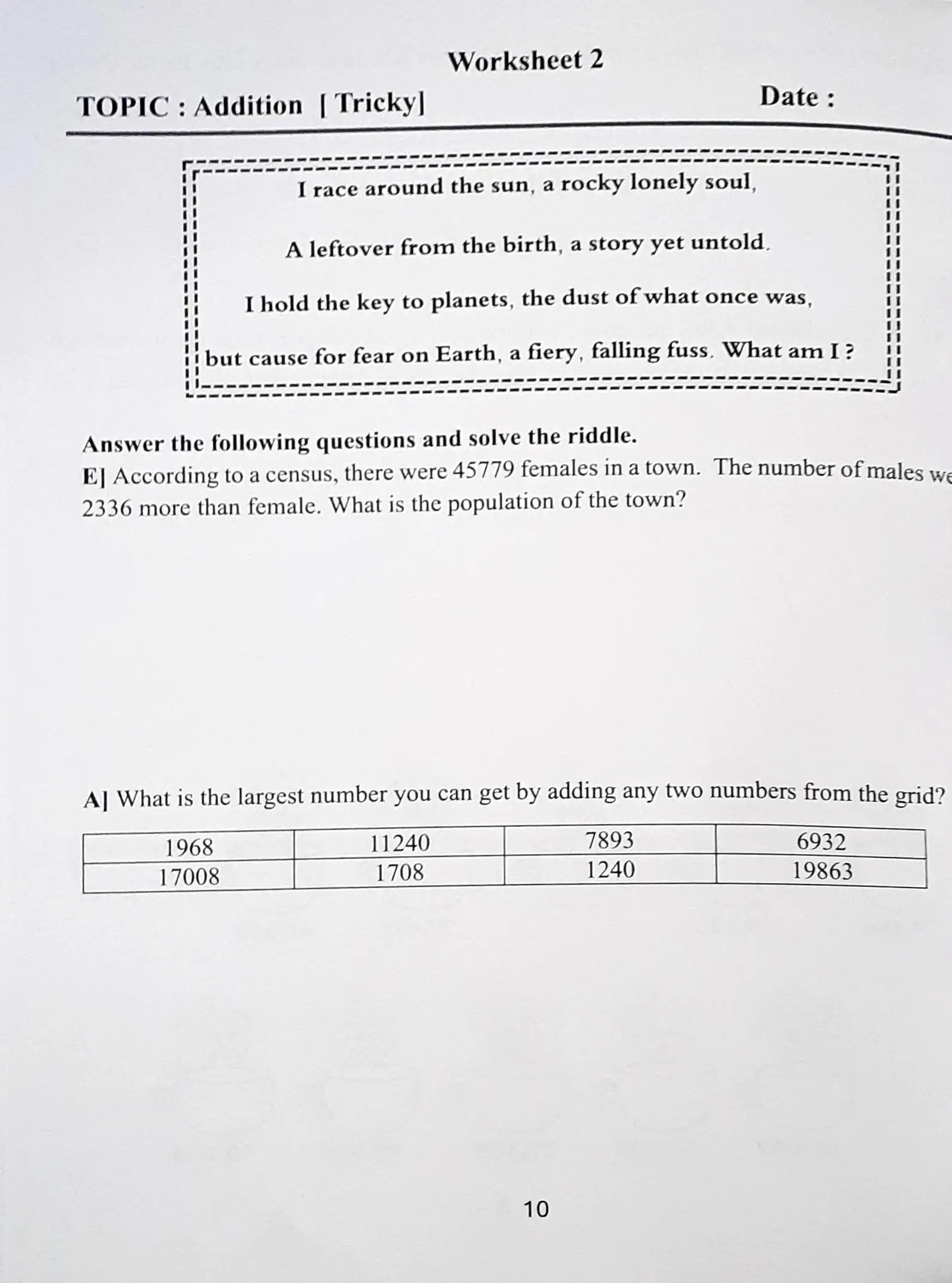 Mathmania Workbook Mathematics Grade 4 Word Problems – Books and You